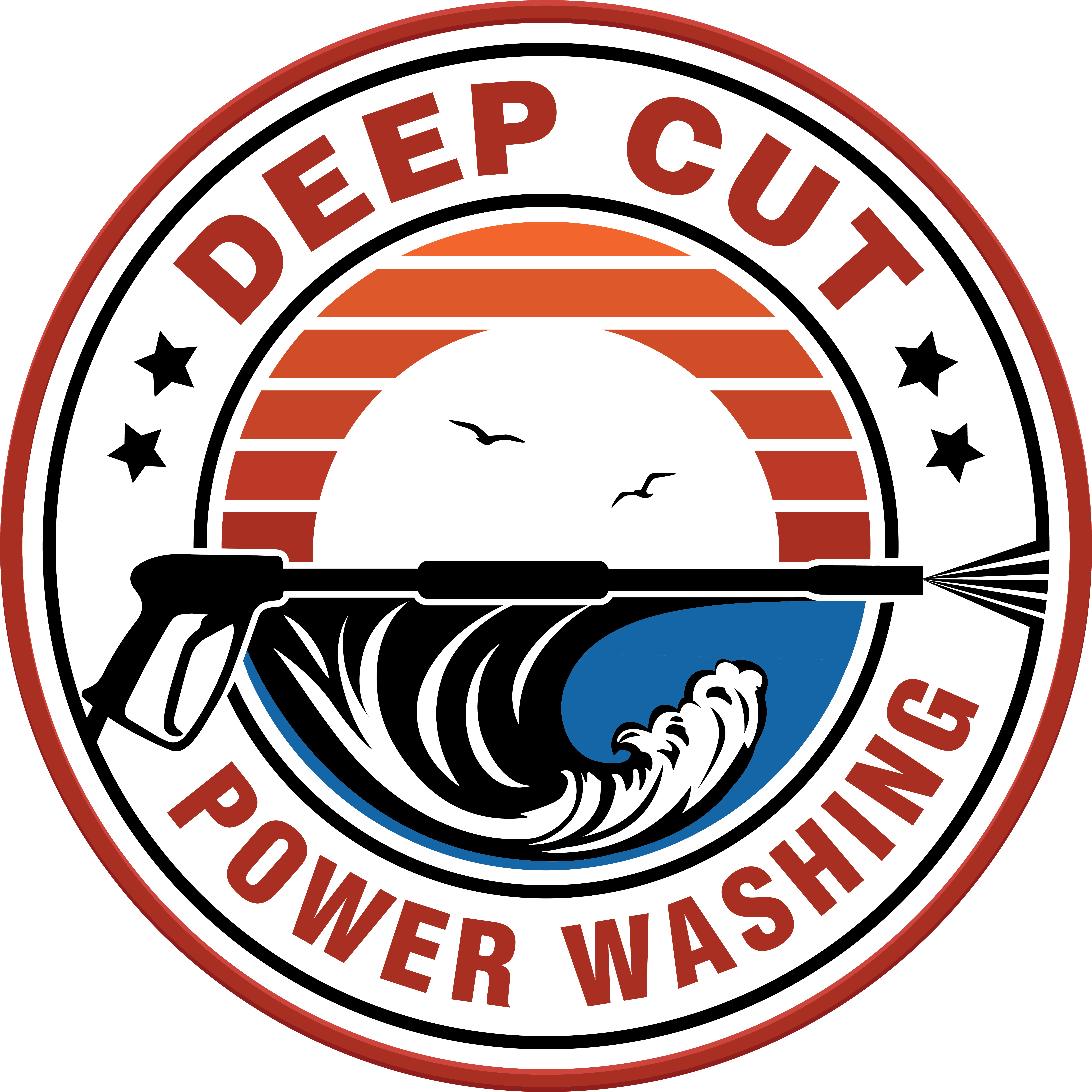 Deep Cut Power Washing Logo